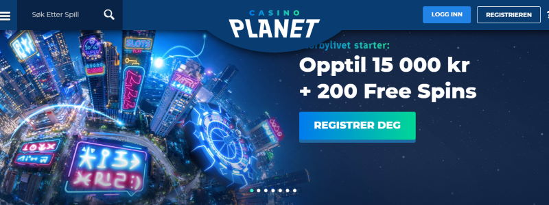 Casino Planet lobby